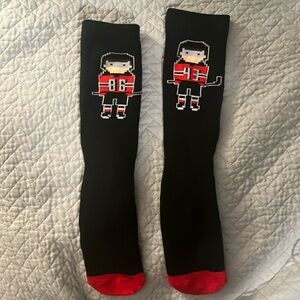 NWOT New Jersey Devils & Devils Gaming group Hughes socks